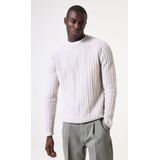 GARCIA - Gebreide Trui - Bruin - Ronde Hals - Lange Mouwen - Relaxed Fit