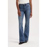 Kuyichi - Lisette Flare Super Aged Blue - Duurzame Flared Jeans - Super Aged Blauw - Maat 25 / 34