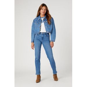 Wrangler Straight dames Jeans,Blauw, Straight fit