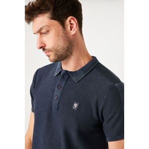 GARCIA heren Polo, Blauw