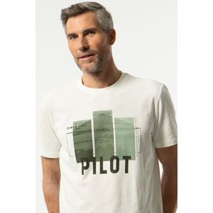 Pilot heren T-shirt, Wit