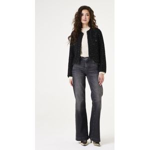 GARCIA Celia wide dames Jeans,Zwart, Wide fit