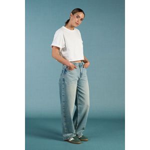 Kuyichi LUCY dames Jeans,Blauw, Loose fit