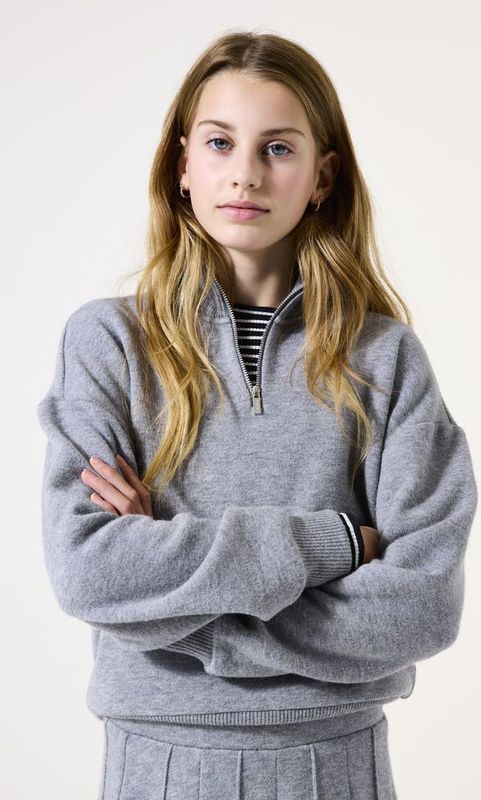 Garcia - Trui - Lange Mouw - Effen - Normaalsluiting - Maat 164/14J