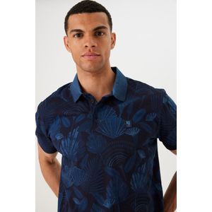 GARCIA heren Polo, Blauw