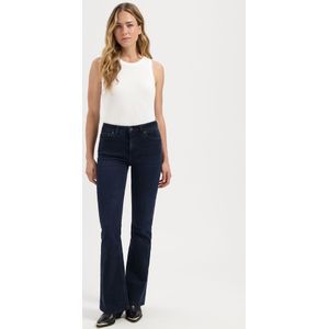 Kuyichi - Lisette Flare - Duurzame Flared Jeans - Deep Blue - 98% Biologisch Katoen