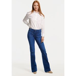 Wrangler Flare dames Jeans,Blauw, Flared fit