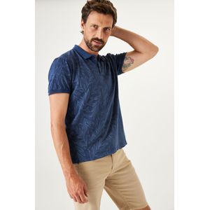 GARCIA heren Polo, Blauw