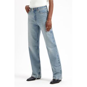 Kuyichi - Izabella Straight - Duurzaam - Vintage Blauw - 70% Biologisch Katoen, 30% Gerecycled Katoen