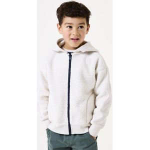 GARCIA - Vest - Wit - Zachte Teddy - Met Capuchon