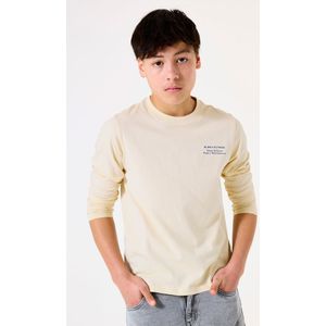 GARCIA - T-shirt - Bruin - Longsleeve - Ronde Hals - Lange Mouwen - Regular Fit