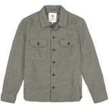 GARCIA - Overshirt - Groen - Relaxed Fit - Knoopsluiting