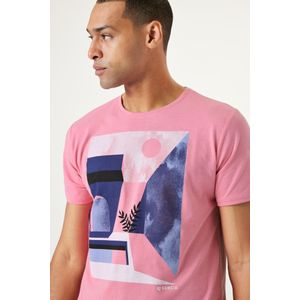 GARCIA heren T-shirt, Roze