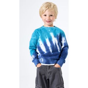 GARCIA - Sweater - Blauw - Regular Fit - Allover Print