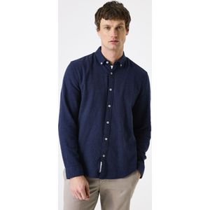 GARCIA - Overhemd - Blauw - Regular Fit - 100% Katoen