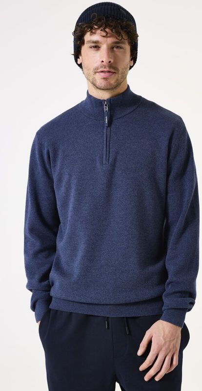 GARCIA - Gebreide Trui - Blauw