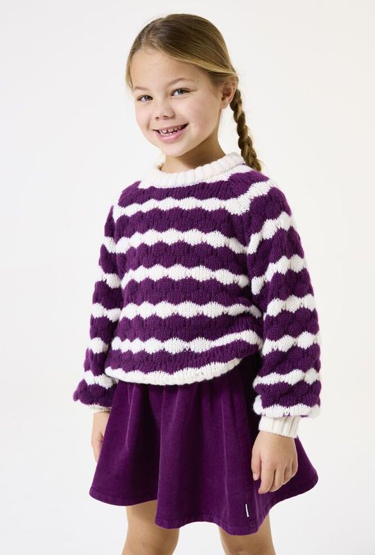 GARCIA - Mini Rok - Paars - Corduroy