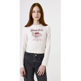 GARCIA - T-shirt - Wit - Meisjes