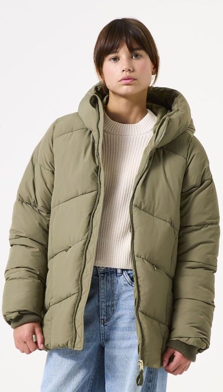 GARCIA - Gewatteerde Puffer - Groen - Meisjes Jas