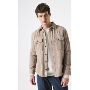 GARCIA - Overshirt - Bruin - Katoen - Relaxed Fit