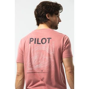 Pilot heren T-shirt, Roze