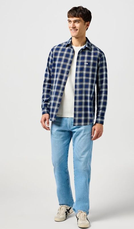 Wrangler - Frontier - Jeans - Blauw - Regular Fit