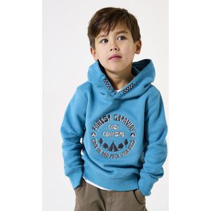 GARCIA - Hoodie - Blauw - Regular Fit