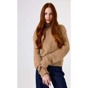 GARCIA - Gebreide Trui - Bruin - Regular Fit