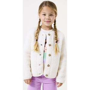 GARCIA - Jack - Wit - Zachte Teddy - Regular Fit - 100% Gerecycled Polyester