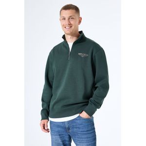 Chief - Sweater - Groen - Regular Fit - 70% Katoen - 30% Polyester