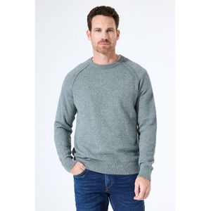 Pilot - Gebreide Trui - Blauw - 100% Katoen