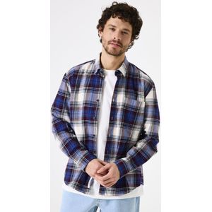 GARCIA - Overhemd - Blauw - Lange Mouw