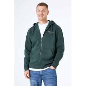 Chief - Heren Vest - Groen - Met Capuchon - Lange Mouwen - Ritssluiting