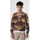 GARCIA - Print Sweater - Bruin - Jongens - Lange Mouw