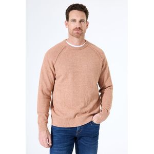 Pilot - Heren Trui - Oranje - Regular Fit - 100% Katoen