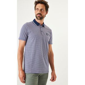 GARCIA heren Polo, Blauw