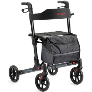 Rollator met zachte wielen