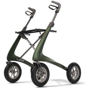 Rollator - Carbon Overland- Lichte en elegante rollator met luchtbanden - Groen