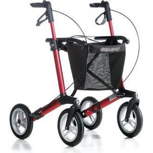 Rollator - Gemino 30 Comfort PLUS - Zachte Wielen- Rood