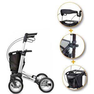 Rollator - Gemino 30 Comfort PLUS - Zachte Wielen- Grijs