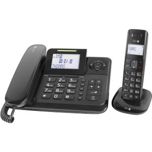 Comfort 4005 draadloze en vaste telefoon met antwoordapparaat