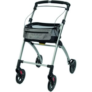 Dienblad zwart voor binnen Rollator