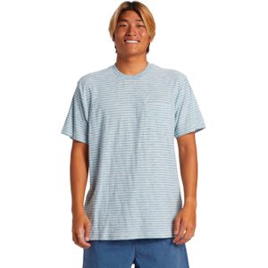 Quiksilver Kentin Ss Pocket Heren T-shirt Aqykt03114-bkq3 - Kleur Blauw