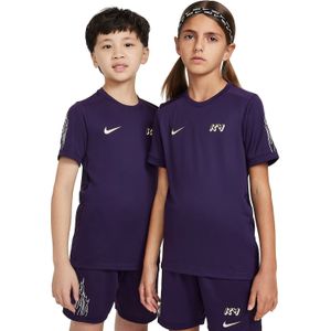 Nike Kylian Mbappe Academy Kinder T-shirt Kinder - Trainingsshirts - Kleur Paars - Maat 158-170