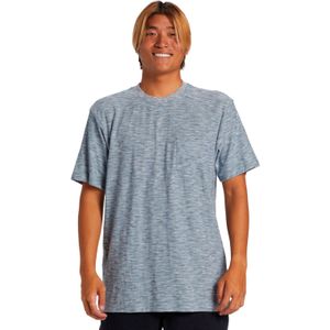 Quiksilver Kentin Ss Pocket Heren T-shirt Aqykt03114-bqy3 - Kleur Blauw