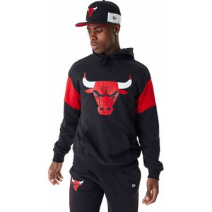 New Era Nba Color Insert Os Chicago Bulls Hoodie Heren - Sweaters - Kleur Zwart - Maat L