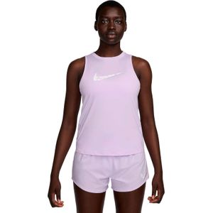 Nike One Swoosh Dri-fit Dames Singlet Dames - Shirts - Kleur Paars - Maat S