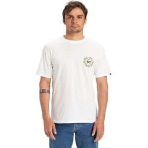 Quiksilver Evo Roads End Heren T-shirt Heren - Shirts - Kleur Wit - Maat L
