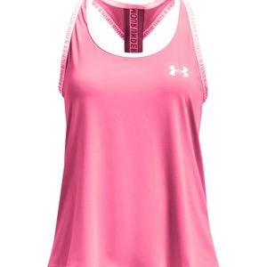 Under Armour Knockout Tank Kinderen - Fitness - Kleur Roze - Maat M