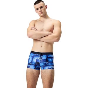 Speedo Eco Valmilton Check Zwemboxer 003031-17493 - Kleur Blauw-multicolour - Maat 5